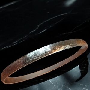 Vintage Napier Silver Tone Textured Bangle Bracelet